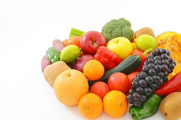 新鮮な野菜と果物