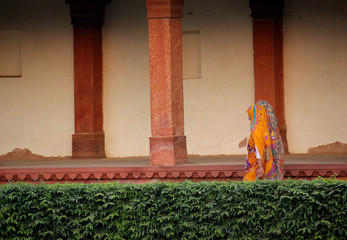 Fatehpur Sikri, colonnade detail