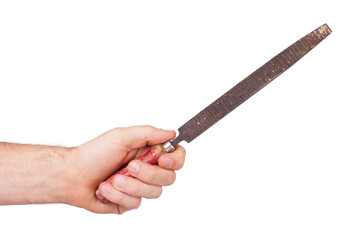 File isolated on a white