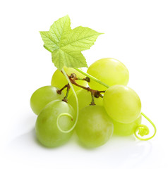 Green grape isolated