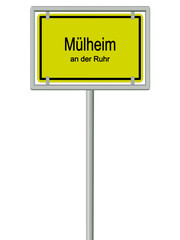Mülheim - Ortsschild