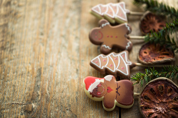 Décoration de Noël au chocolat