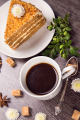 coffee with cake