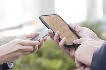 People who have a new model mobile phone