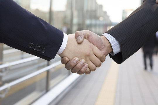 Handshake between businessman