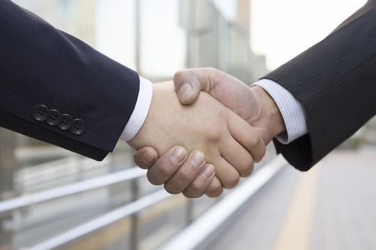 Handshake of businessman