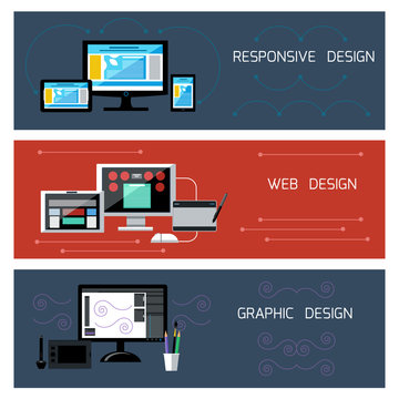 Web design, responsive and graphic design