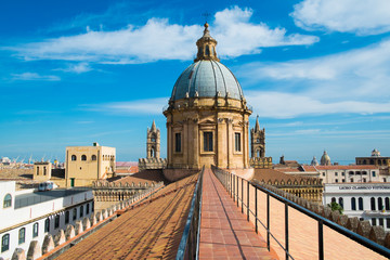 Palermo cathedral - obrazy, fototapety, plakaty