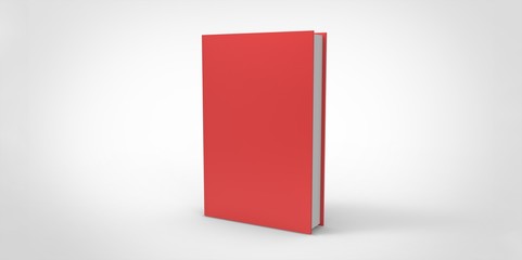 red Book cover isolated on plain background