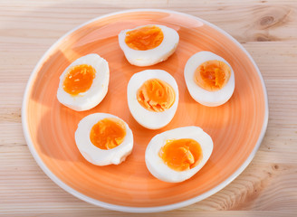 hard-boiled eggs