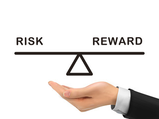 balance between risk and reward holding by realistic hand