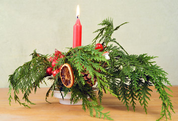 Adventsgesteck