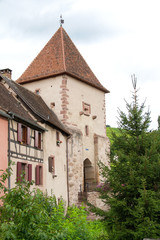 Fototapeta na wymiar La Porte du Brand, à Turchkeim, Haut Rhin, Alsace