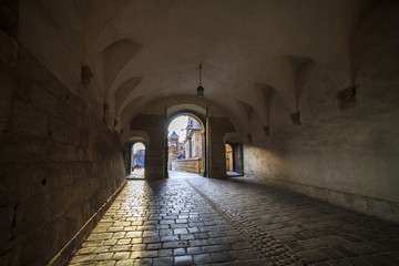 Famous, royal Cracow castle in Poland