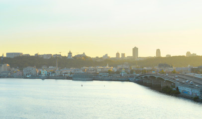 Naklejka premium Kiev panorama