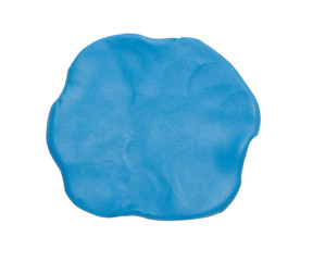 Blue plasticine texture