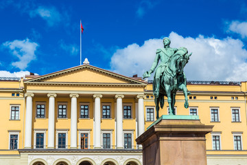 Royal Palace  in Oslo, Norway