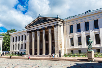 The University of Oslo - obrazy, fototapety, plakaty