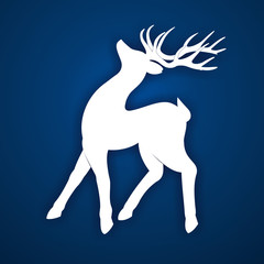 Christmas Rentier Hintergrund