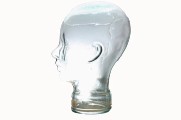 Glass head