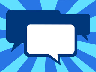 Abstract background with empty message box