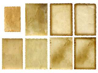 Fototapeta premium Old vintage paper banners set