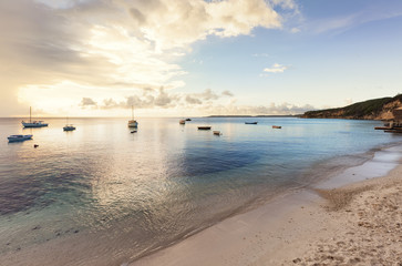 Fishing boats at Curacao bay