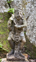 Fototapeta na wymiar In the Balinese temple. Bali. Indonesia.