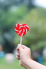 lollipop heart love - 74195265