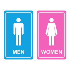 Male and female WC icon