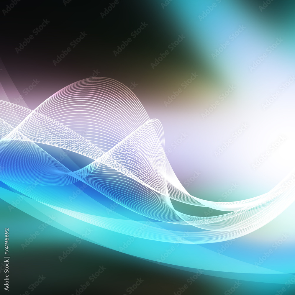 Poster abstract line curve background