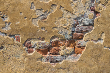stucco brick wall