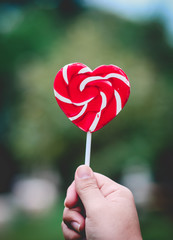 lollipop heart love - 74196638