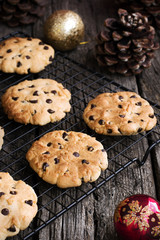 Chocolate Chip Cookies at Christmas Time