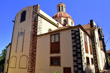 Fachada trasera de la iglesia de la Concepción.La Orotava