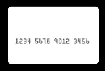 Bank card.