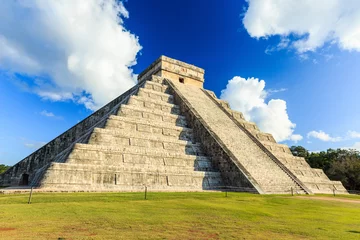 Fotobehang Piramide van Kukulkan Chichen Itza, Mexico © SCStock