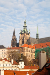 Obraz premium City view of Prague, the capital of the Czech Republic, View of