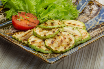 Grilled zucchini