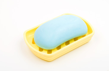 soap in the soap dish