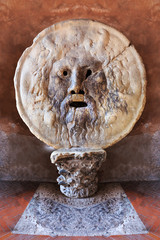 Obraz premium Usta Prawdy (La Bocca della Verita), Rzym