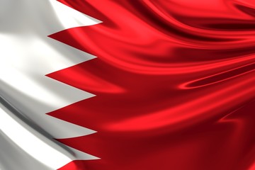 Flag of Bahrain.