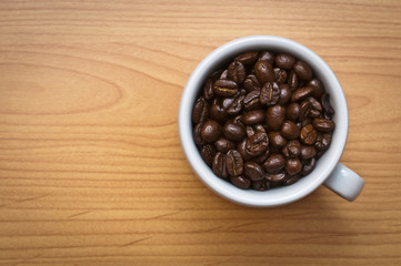 coffeebeans in cup