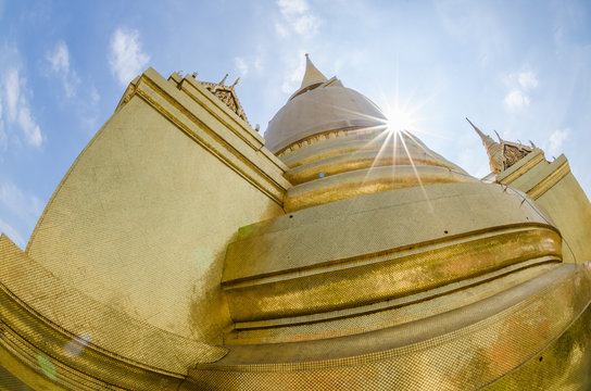 Wat Phra Kaow in Bangkok, Thaialnd.