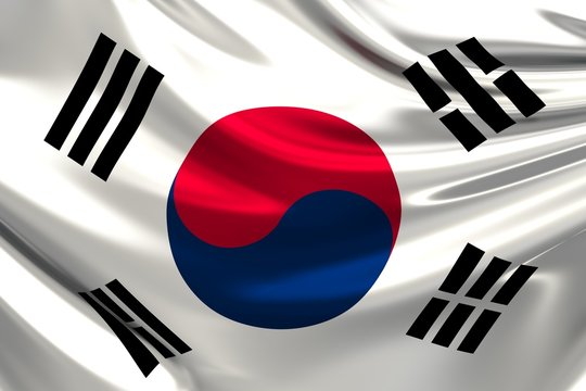 Flag of South Korea.