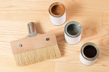 paintbrush for wood and paint