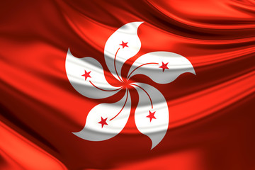 Flag of Hong Kong.