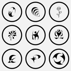 abstract skydiver, hanoi pyramid, flower, abstract plant, abstra