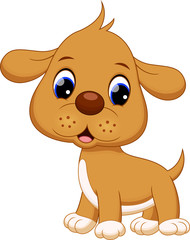 Cute puppy cartoon