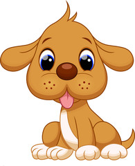 Cute puppy cartoon